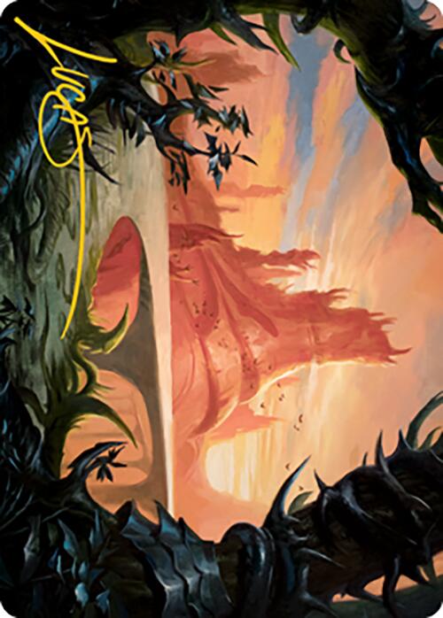 Slagwoods Bridge Art Card (Gold-Stamped Signature) [Modern Horizons 2 Art Series] | Local Legends