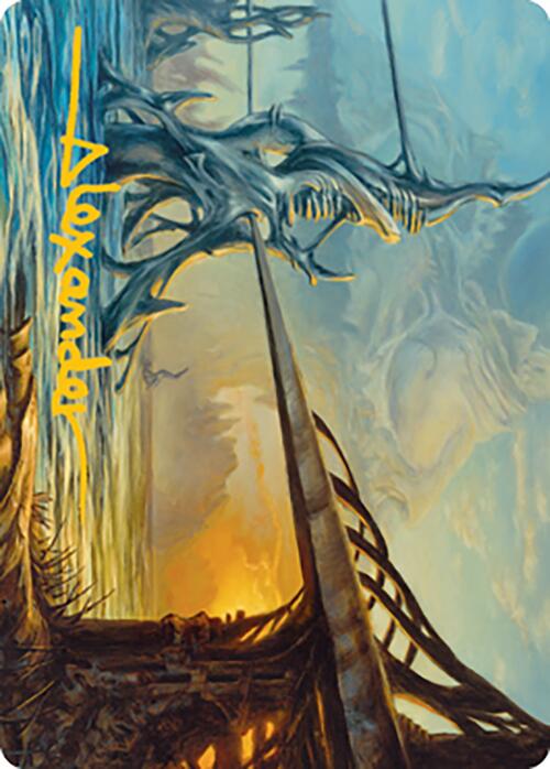 Razortide Bridge Art Card (Gold-Stamped Signature) [Modern Horizons 2 Art Series] | Local Legends