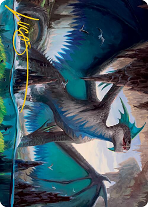 Murktide Regent Art Card (Gold-Stamped Signature) [Modern Horizons 2 Art Series] | Local Legends