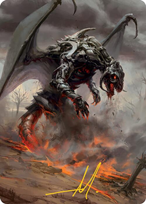 Scion of Draco Art Card (Gold-Stamped Signature) [Modern Horizons 2 Art Series] | Local Legends