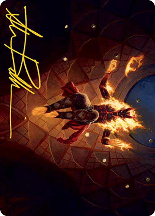 Yusri, Fortune's Flame Art Card (Gold-Stamped Signature) [Modern Horizons 2 Art Series] | Local Legends