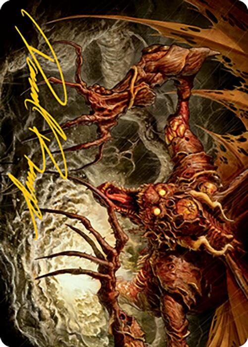 Archfiend of Sorrows Art Card (Gold-Stamped Signature) [Modern Horizons 2 Art Series] | Local Legends