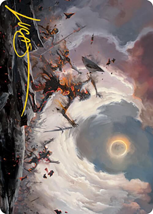 Damn Art Card (Gold-Stamped Signature) [Modern Horizons 2 Art Series] | Local Legends