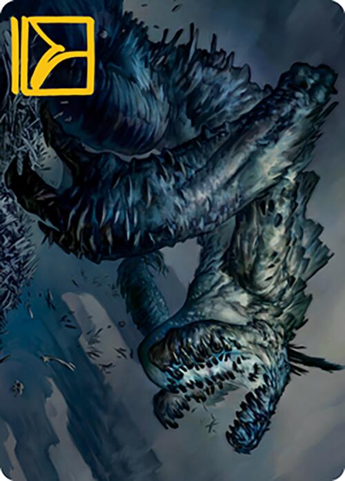 Necrogoyf Art Card (Gold-Stamped Signature) [Modern Horizons 2 Art Series] | Local Legends