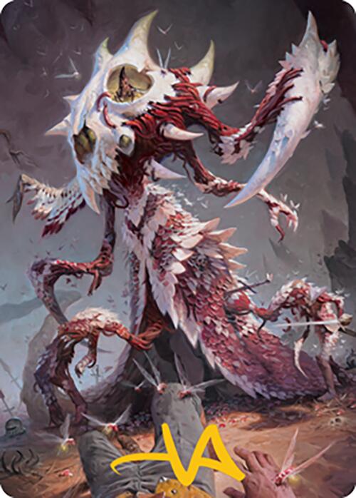 Grist, the Hunger Tide Art Card (56) (Gold-Stamped Signature) [Modern Horizons 2 Art Series] | Local Legends