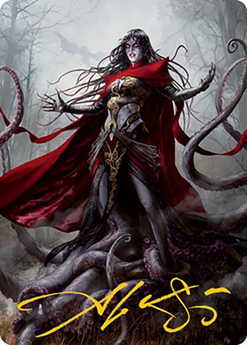 Geyadrone Dihada Art Card (53) (Gold-Stamped Signature) [Modern Horizons 2 Art Series] | Local Legends