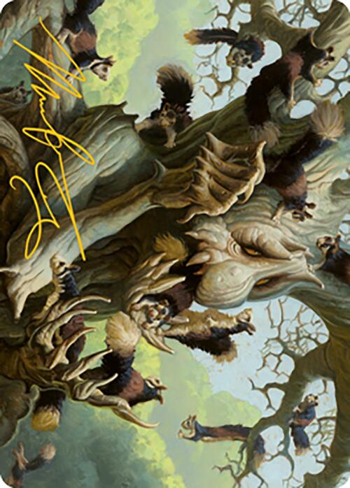 Scurry Oak Art Card (Gold-Stamped Signature) [Modern Horizons 2 Art Series] | Local Legends