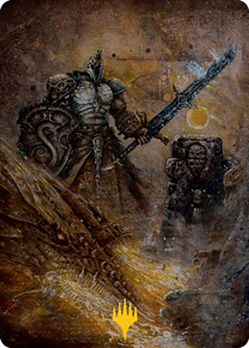 Dakkon, Shadow Slayer Art Card (48) (Gold-Stamped Signature) [Modern Horizons 2 Art Series] | Local Legends