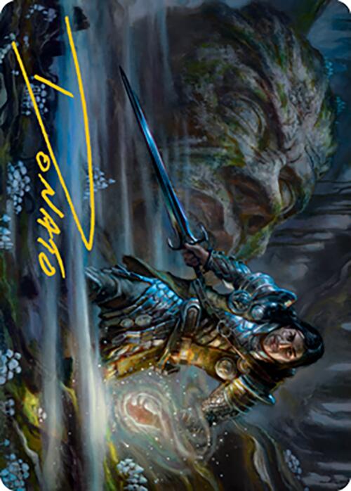 Carth the Lion Art Card (Gold-Stamped Signature) [Modern Horizons 2 Art Series] | Local Legends