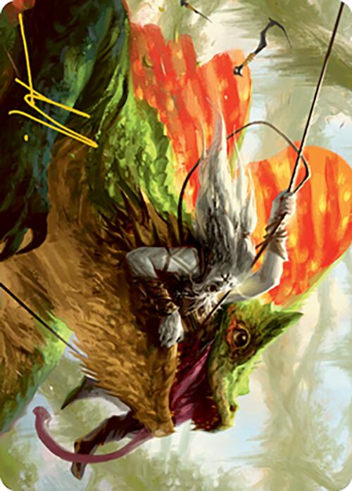 Captured by Lagacs Art Card (Gold-Stamped Signature) [Modern Horizons 2 Art Series] | Local Legends