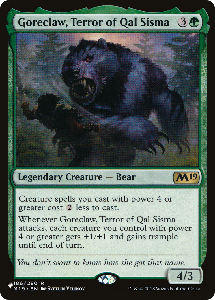 Goreclaw, Terror of Qal Sisma [The List] | Local Legends