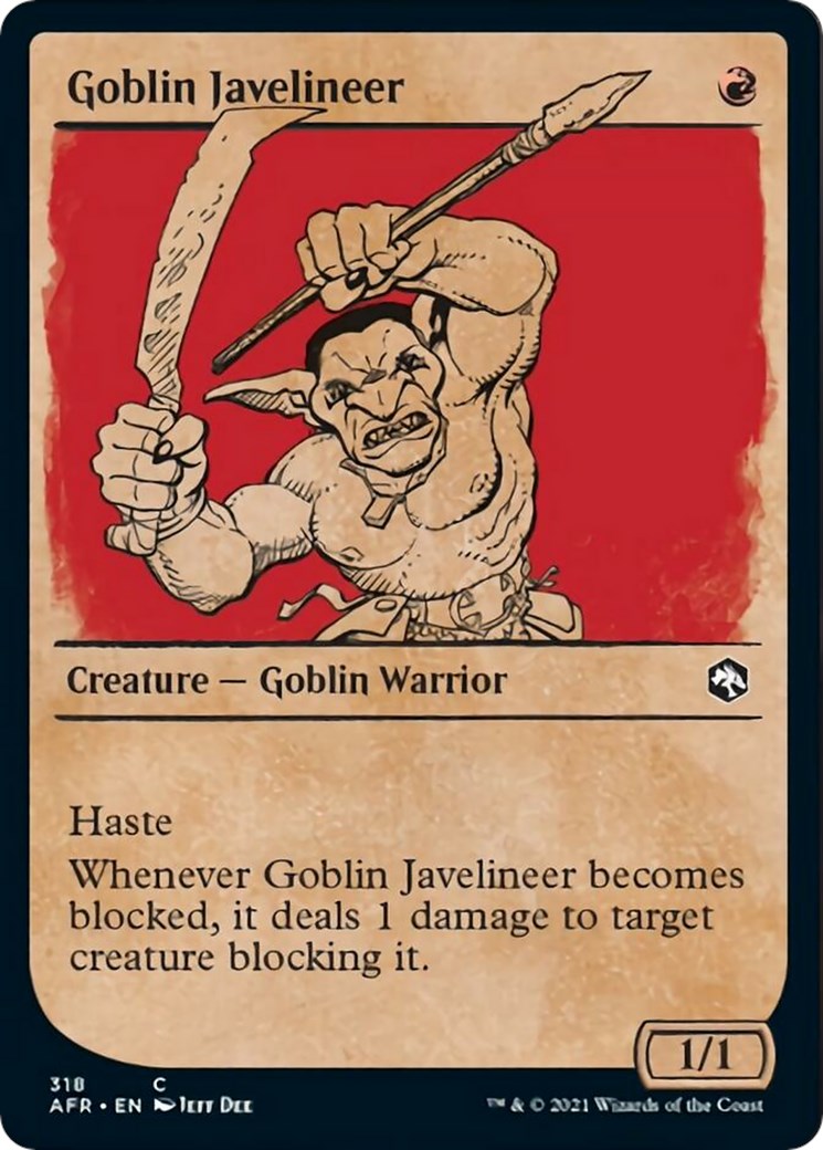 Goblin Javelineer (Showcase) | Local Legends