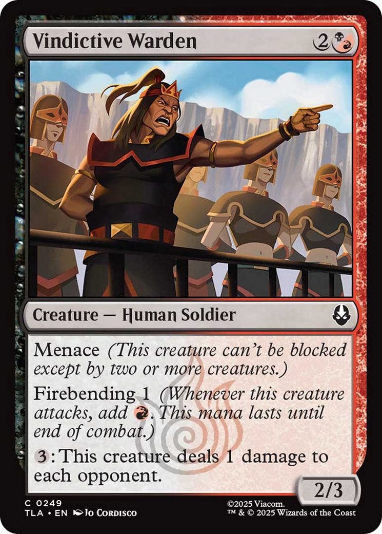 Vindictive Warden [Avatar: The Last Airbender] | Local Legends