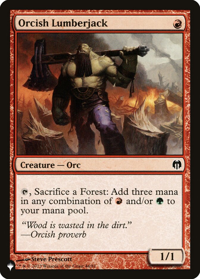 Orcish Lumberjack [The List] | Local Legends