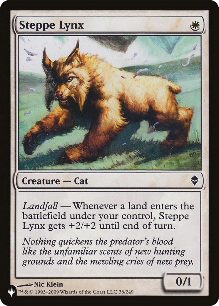 Steppe Lynx [The List] | Local Legends
