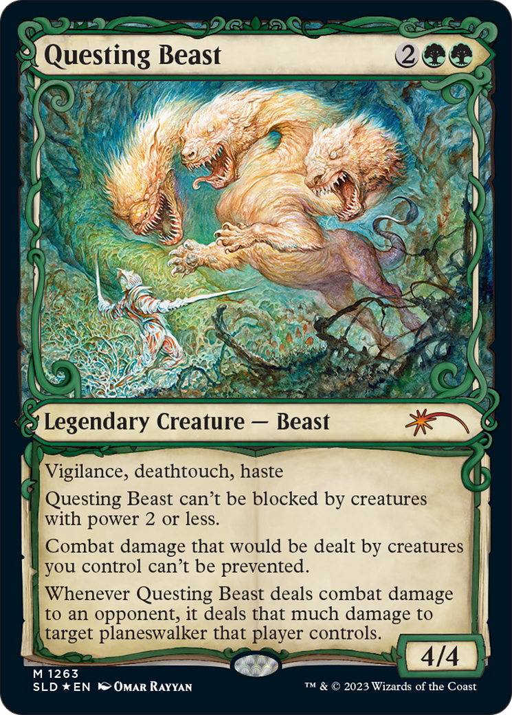 Questing Beast (Halo Foil) [Secret Lair Drop Series] | Local Legends