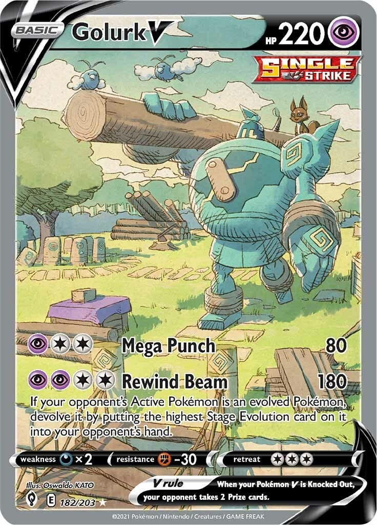 Golurk V (Alternate Full Art) | Local Legends