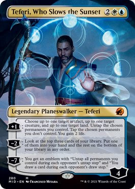 Teferi, Who Slows the Sunset (Borderless) | Local Legends