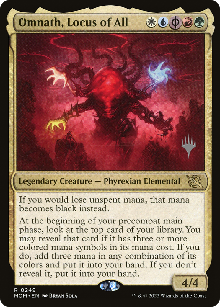 Omnath, Locus of All (Promo Pack) [March of the Machine Promos] | Golgari Games