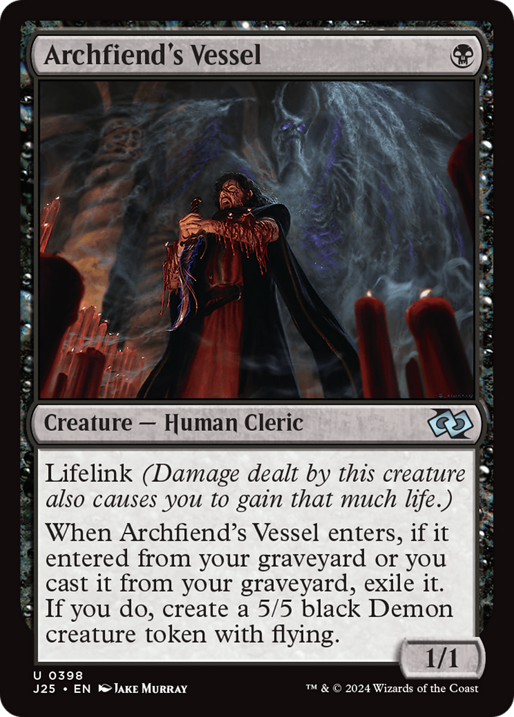 Archfiend's Vessel [Foundations Jumpstart] | Local Legends