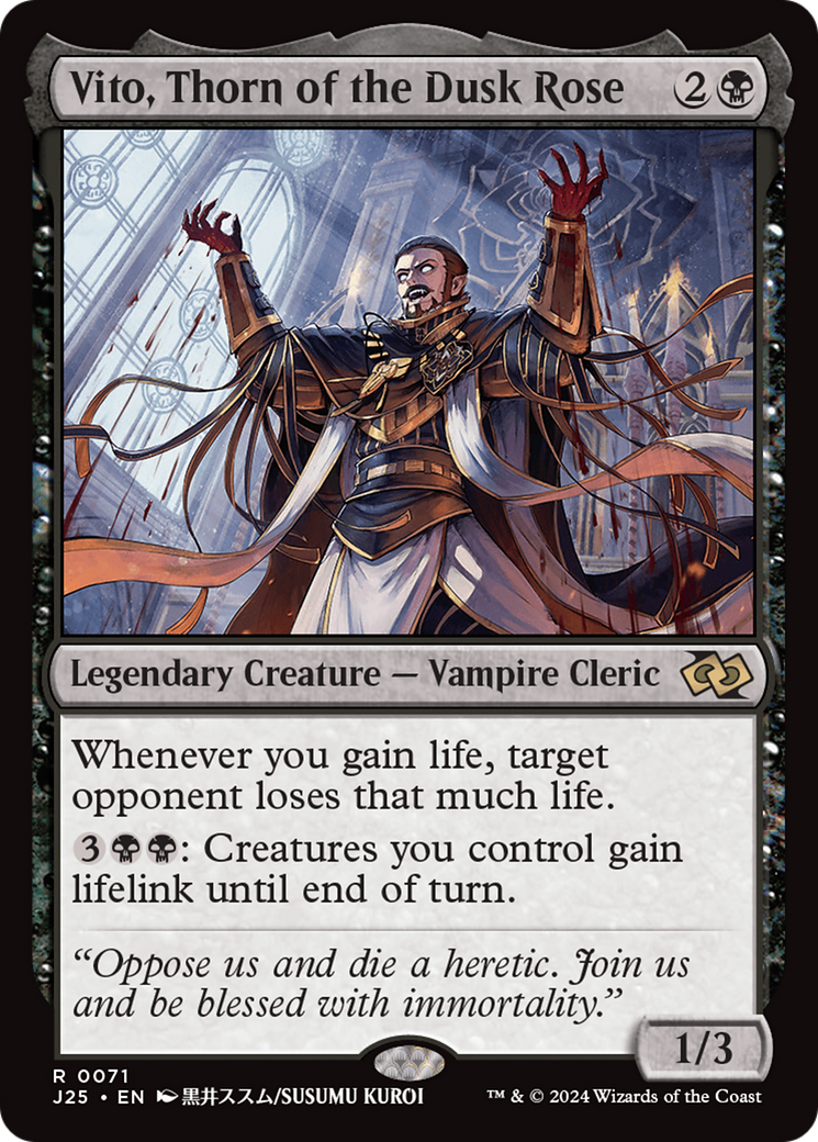 Vito, Thorn of the Dusk Rose (Anime) [Foundations Jumpstart] | Local Legends