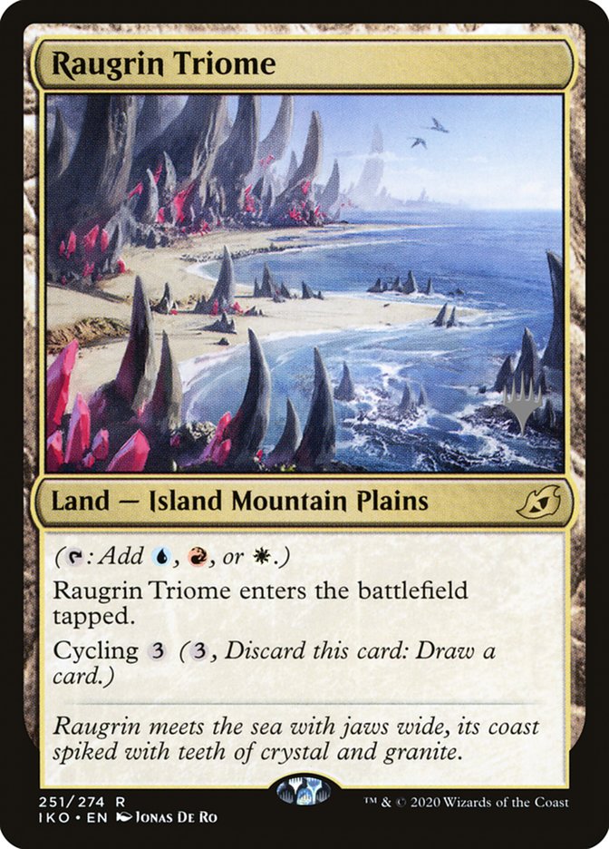 Raugrin Triome (Promo Pack) [Ikoria: Lair of Behemoths Promos] | Local Legends