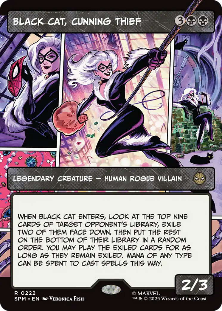 Black Cat, Cunning Thief (Borderless) [Marvel's Spider-Man] | Local Legends