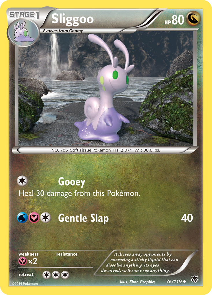 Sliggoo (76/119) [XY: Phantom Forces] | Local Legends