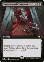 Monumental Corruption (Extended Art) [Phyrexia: All Will Be One Commander] | Local Legends