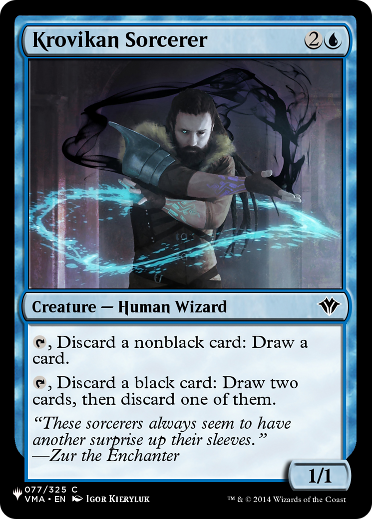 Krovikan Sorcerer [The List] | Local Legends
