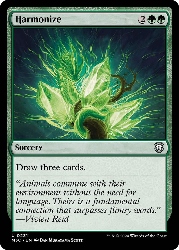 Harmonize (Ripple Foil) [Modern Horizons 3 Commander] | Local Legends