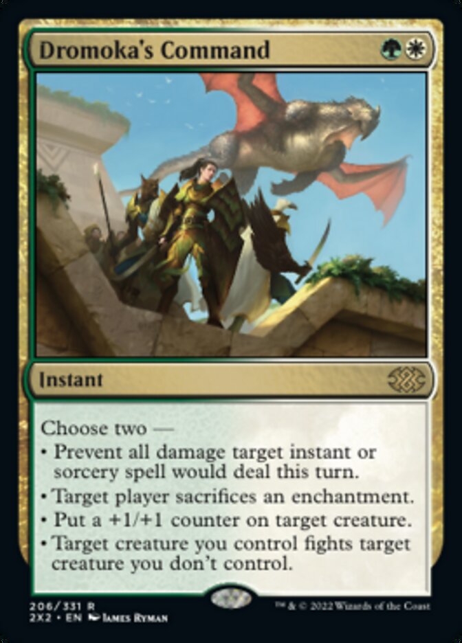 Dromoka's Command [Double Masters 2022] | Local Legends