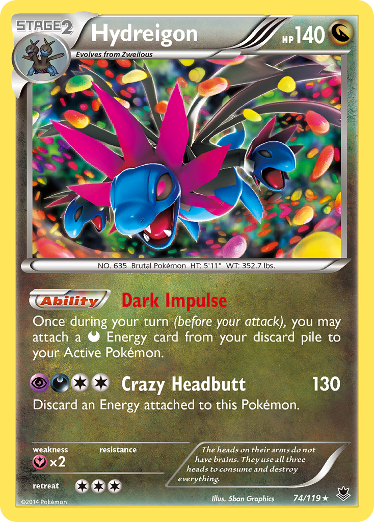 Hydreigon (74/119) [XY: Phantom Forces] | Local Legends