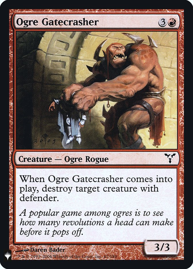 Ogre Gatecrasher [Mystery Booster] | Golgari Games