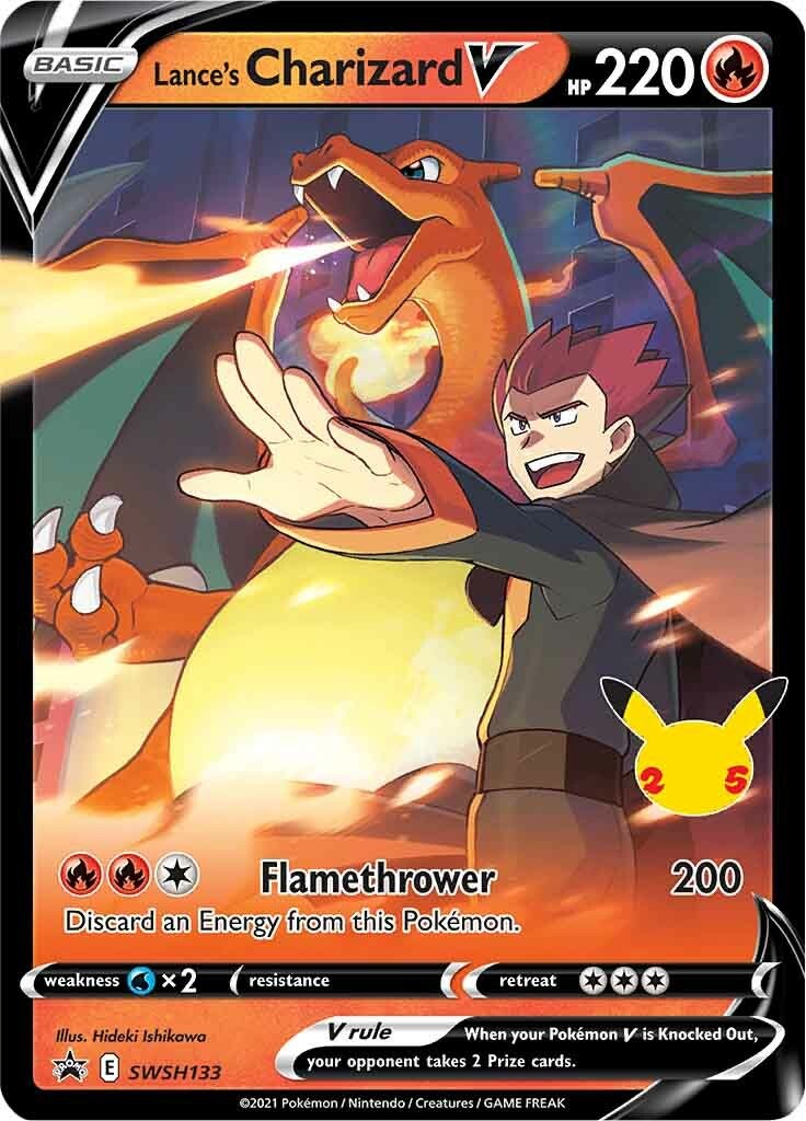 Lance's Charizard V - SWSH133 | Local Legends