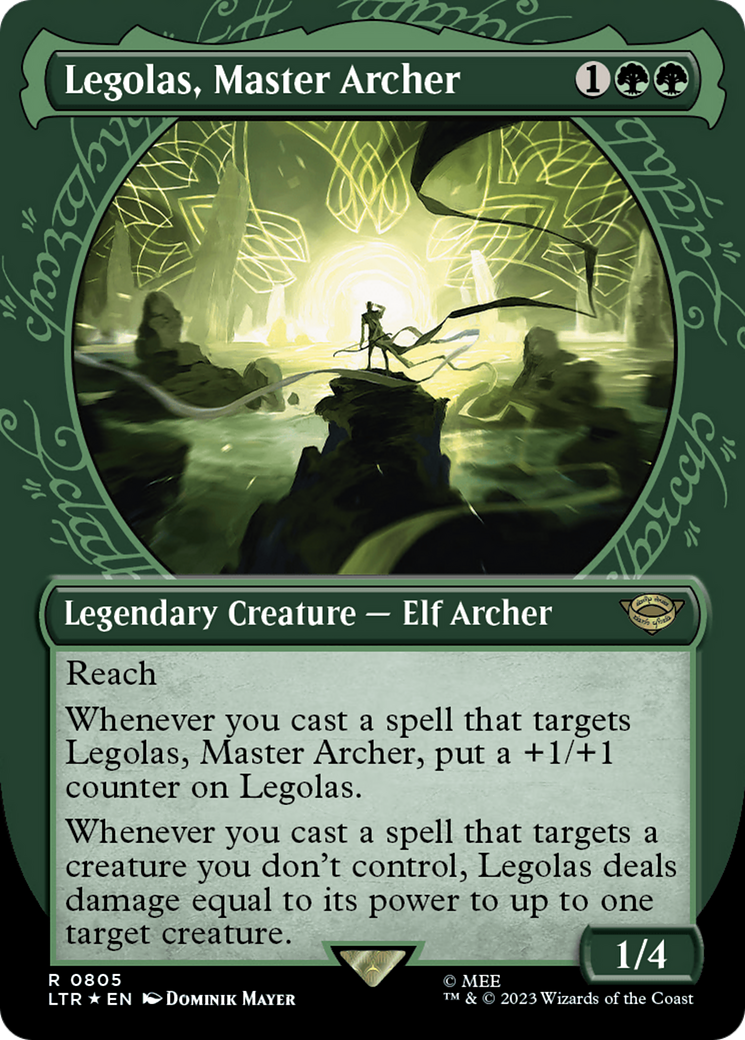 Legolas, Master Archer (Showcase) (Surge Foil) [The Lord of the Rings: Tales of Middle-Earth] | Local Legends