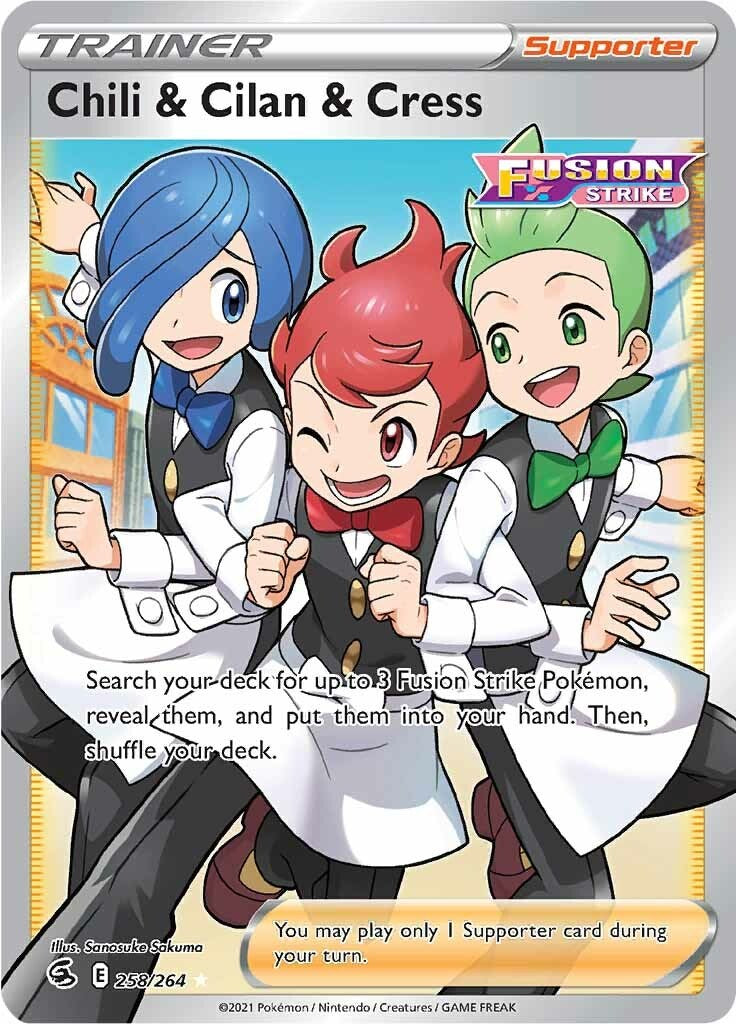 Chili & Cilan & Cress (Full Art) | Local Legends
