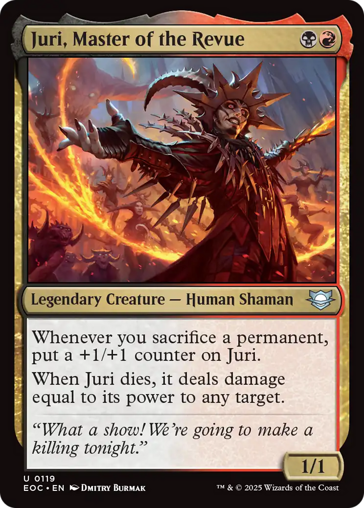 Juri, Master of the Revue [Edge of Eternities Commander] | Local Legends