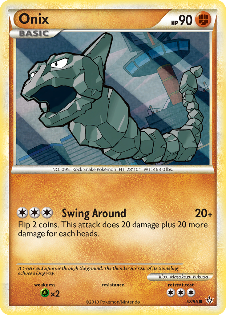 Onix (57/95) [HeartGold & SoulSilver: Unleashed] | Golgari Games