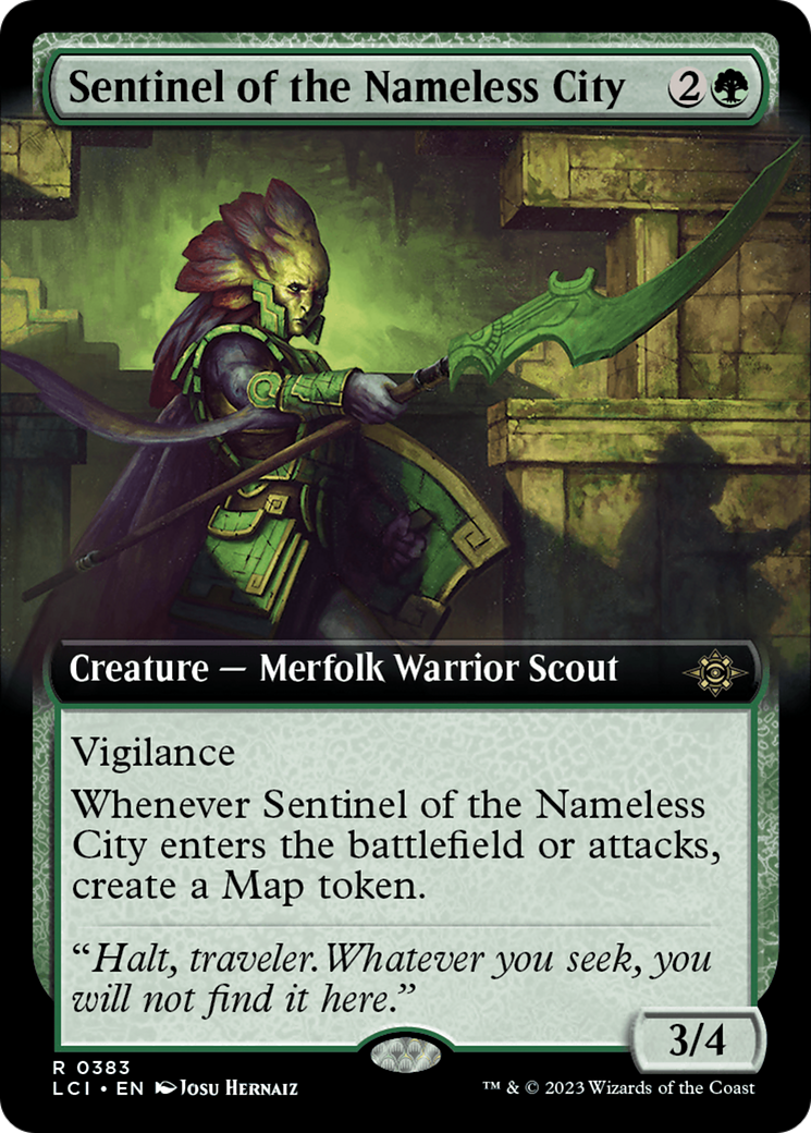 Sentinel of the Nameless City (Extended Art) [The Lost Caverns of Ixalan] | Golgari Games