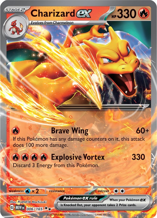 Charizard ex (006/165) [Scarlet & Violet: 151] | Golgari Games