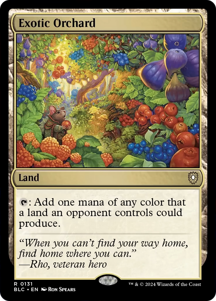 Exotic Orchard [Bloomburrow Commander] | Local Legends