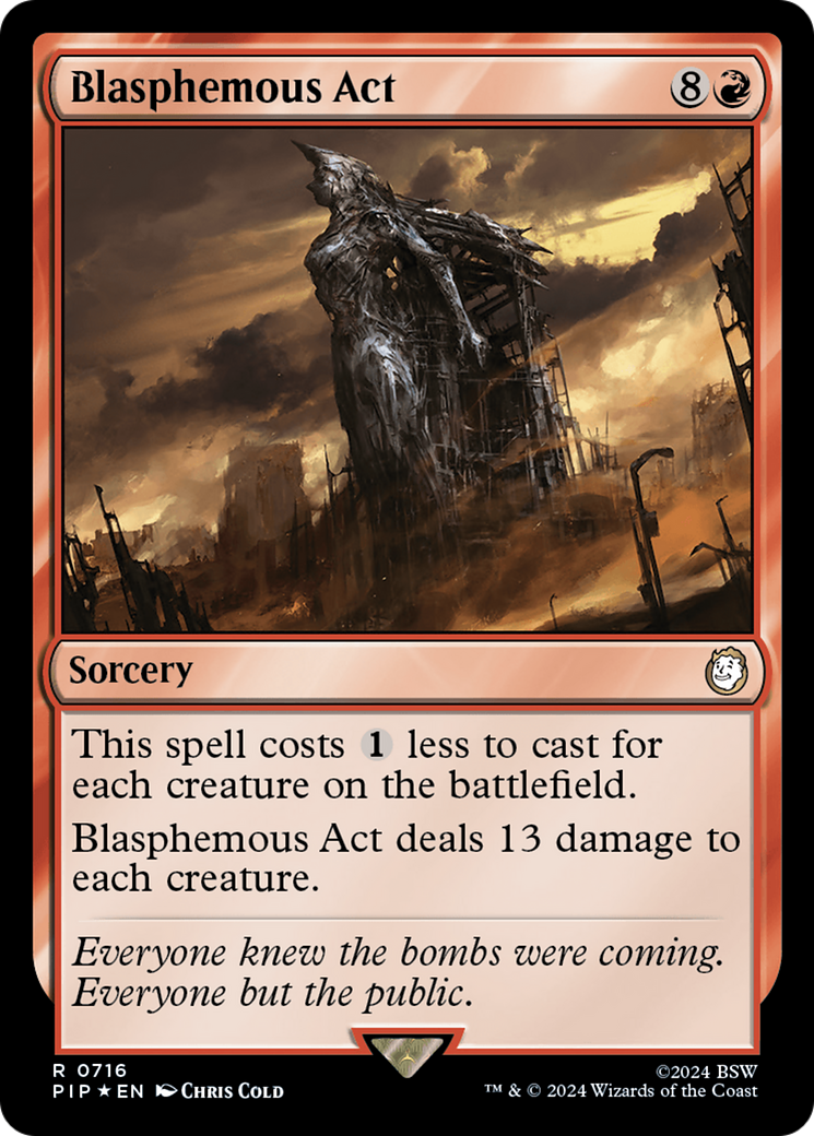 Blasphemous Act (Surge Foil) [Fallout] | Local Legends