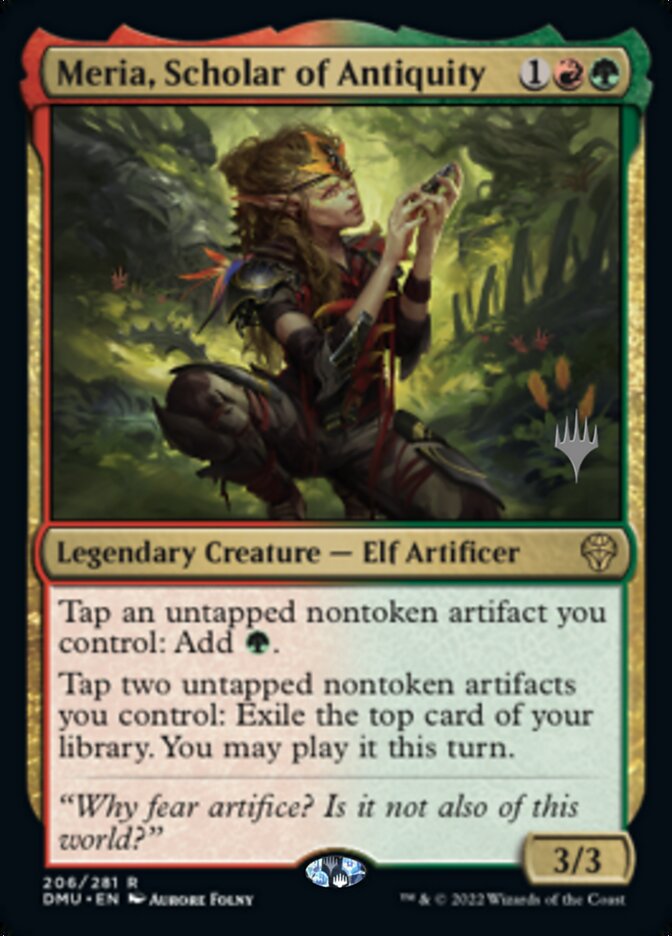 Meria, Scholar of Antiquity (Promo Pack) [Dominaria United Promos] | Golgari Games