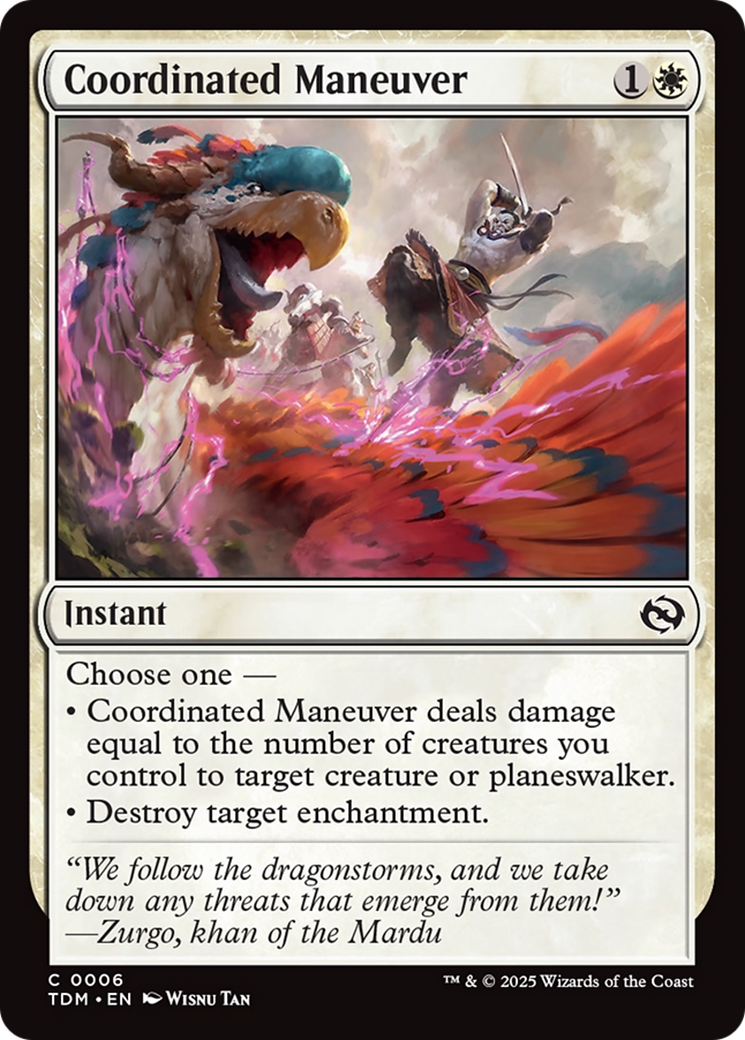 Coordinated Maneuver [Tarkir: Dragonstorm] | Local Legends