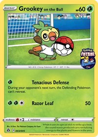 Grookey on the Ball (003/005) [Miscellaneous Cards] | Golgari Games