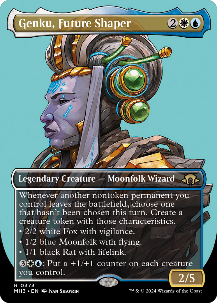 Genku, Future Shaper (Borderless) [Modern Horizons 3] | Local Legends