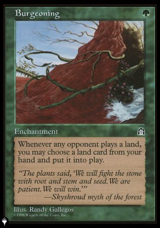 Burgeoning [The List] | Local Legends
