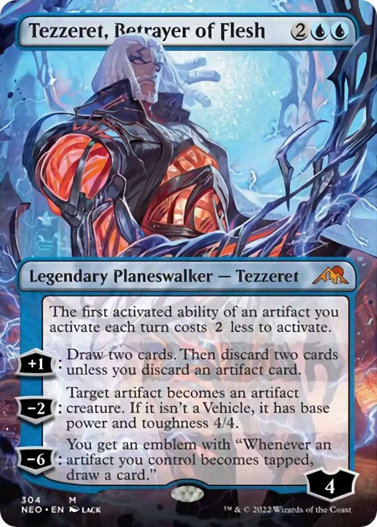 Tezzeret, Betrayer of Flesh (Borderless) | Local Legends
