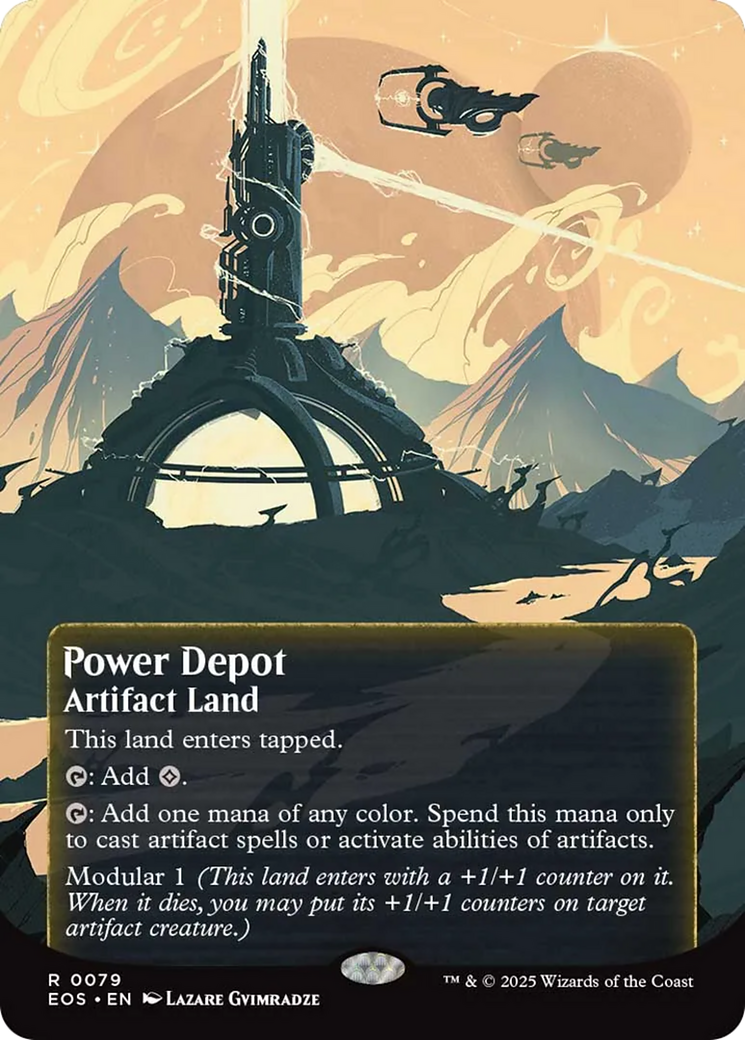 Power Depot (0079) (Borderless) [Edge of Eternities: Stellar Sights] | Local Legends